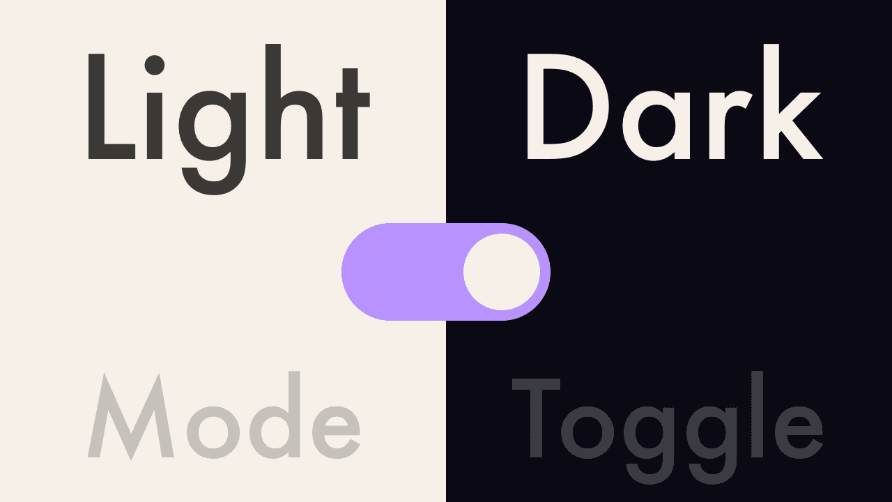 Light / Dark Mode Toggle with HTML, CSS & JavaScript
