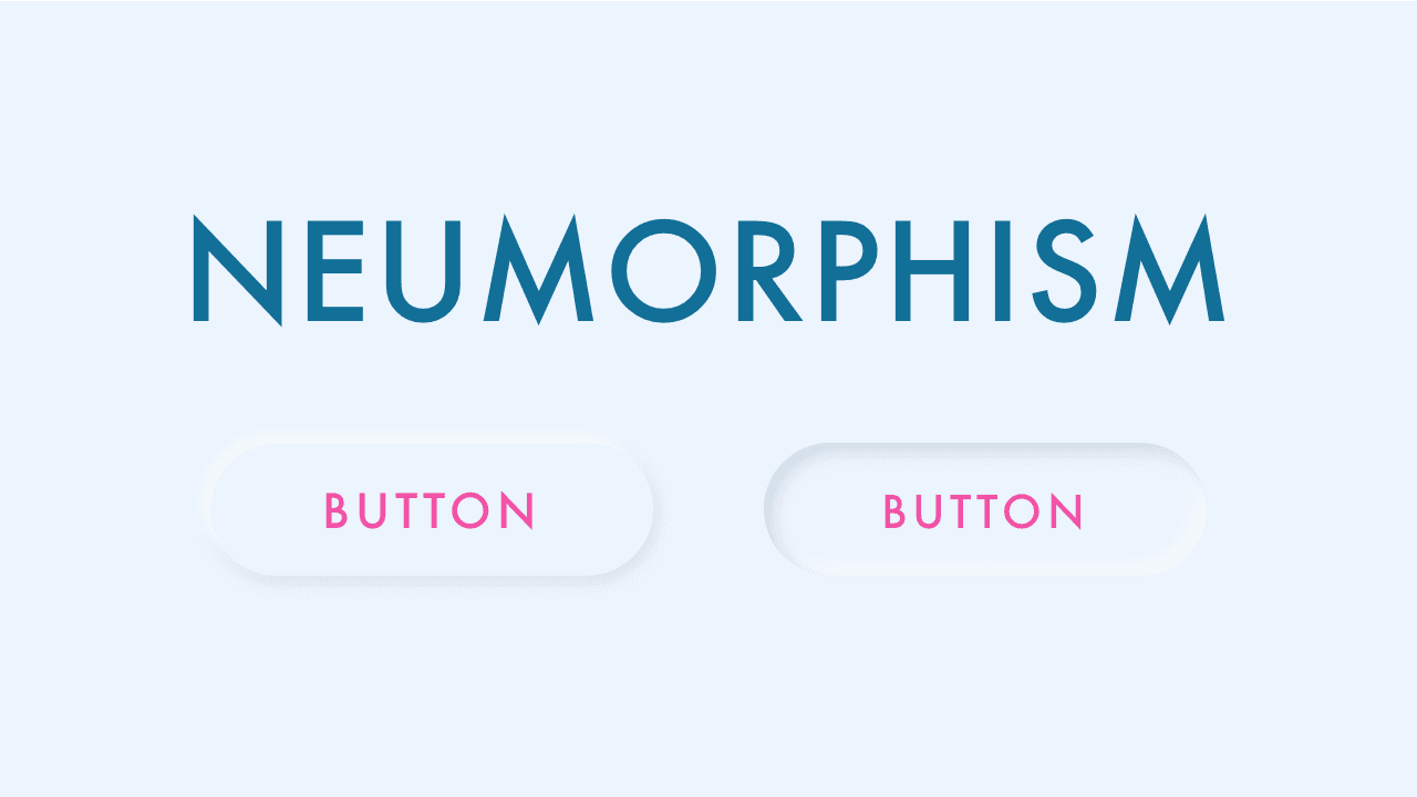 Neumorphism Button Animation Effects on Hover with HTML & CSS
