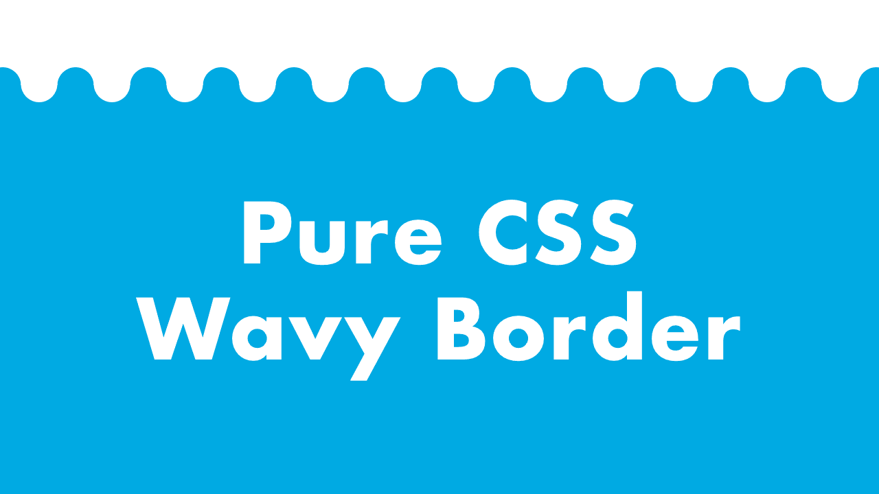 CSS Radial Gradient for Wavy Border