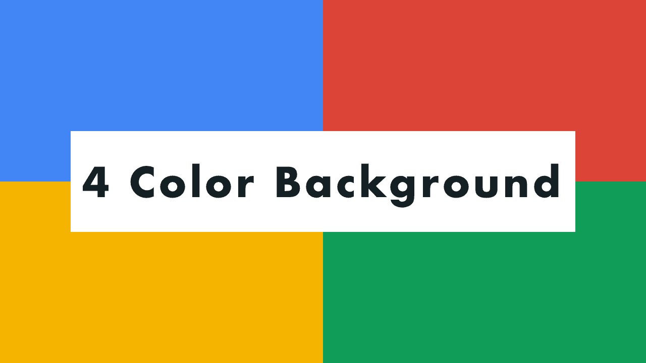 4 Color Background with CSS linear-gradient