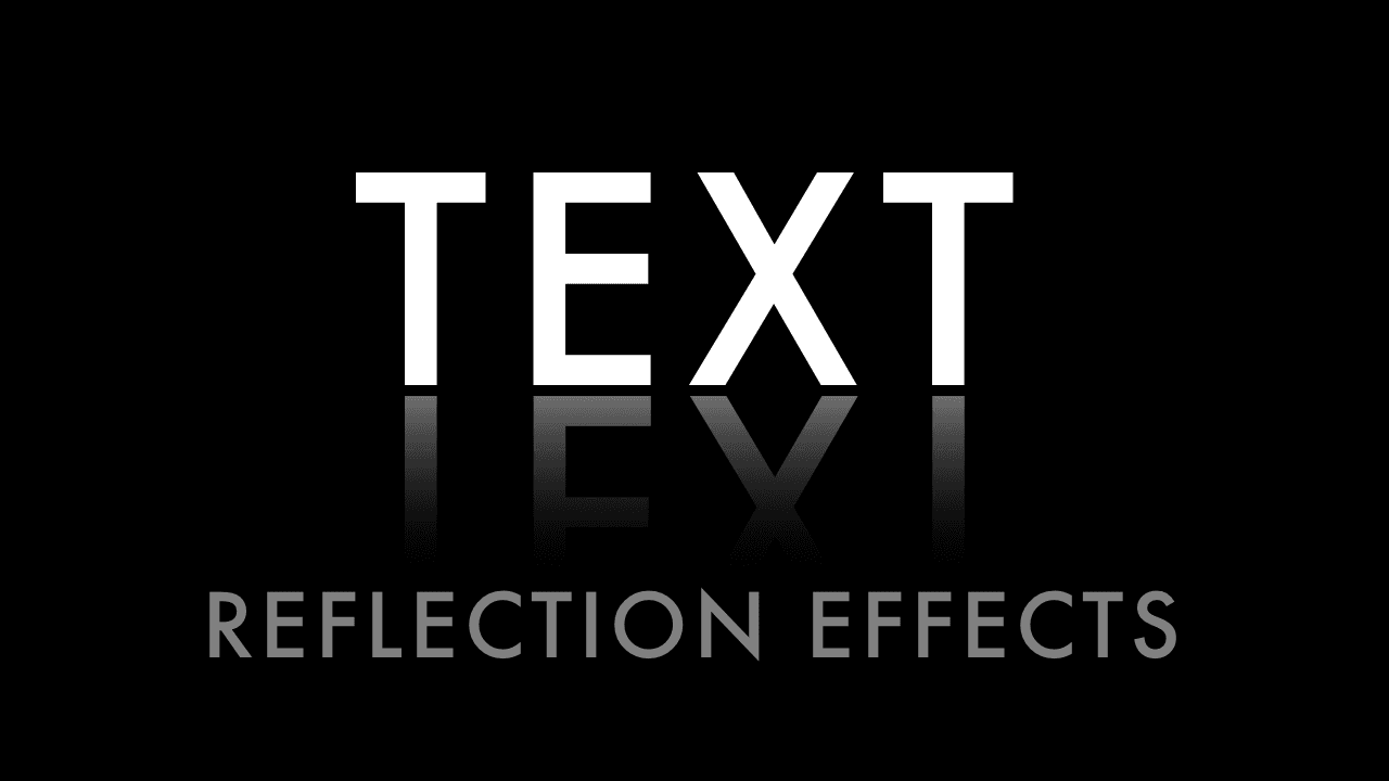 CSS Text Reflection Effects