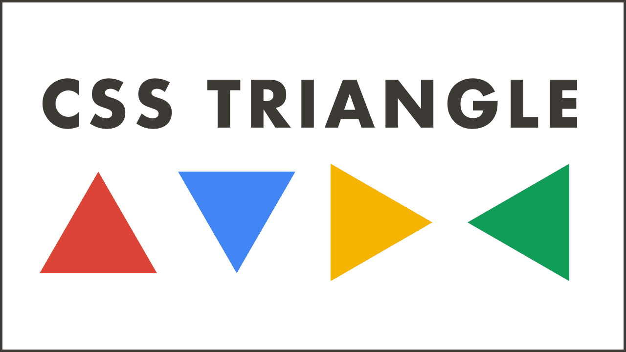 CSS Triangle with Border
