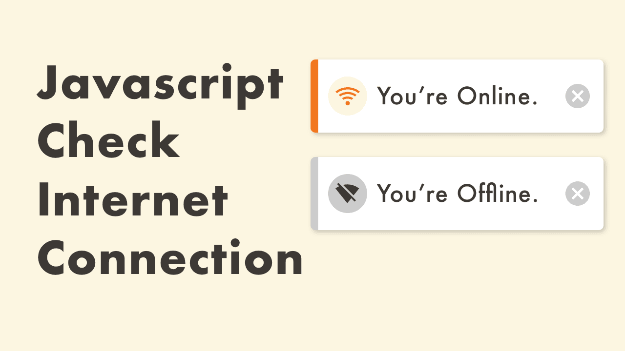 JavaScript Check Internet Connection
