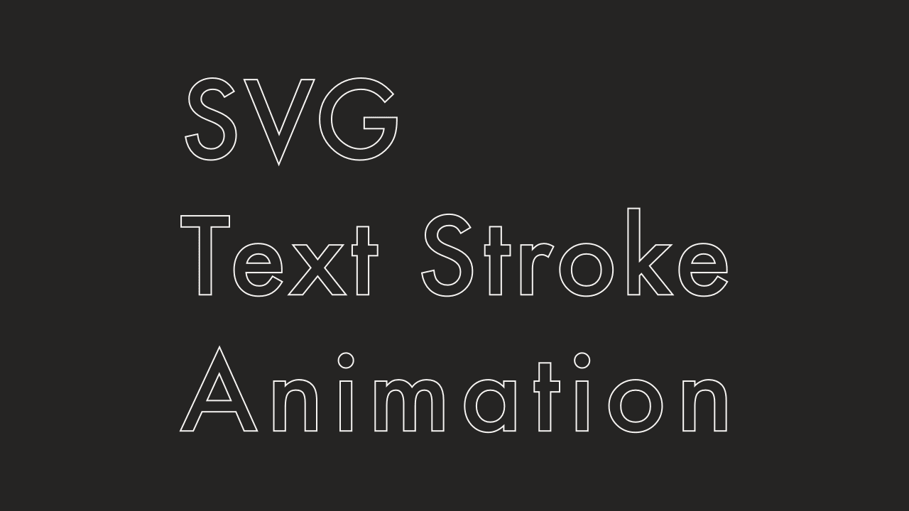 SVG Text Stroke Animation with Anime.js