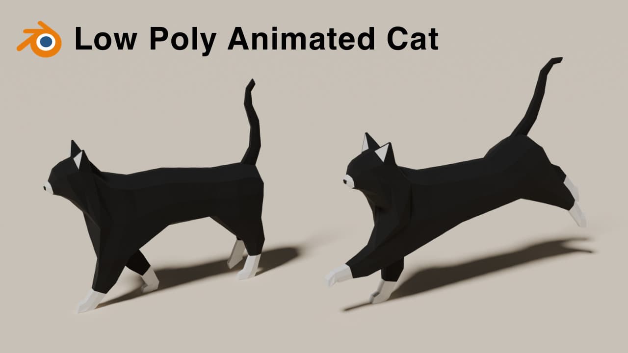 Creating a Low Poly Animated Cat in Blender