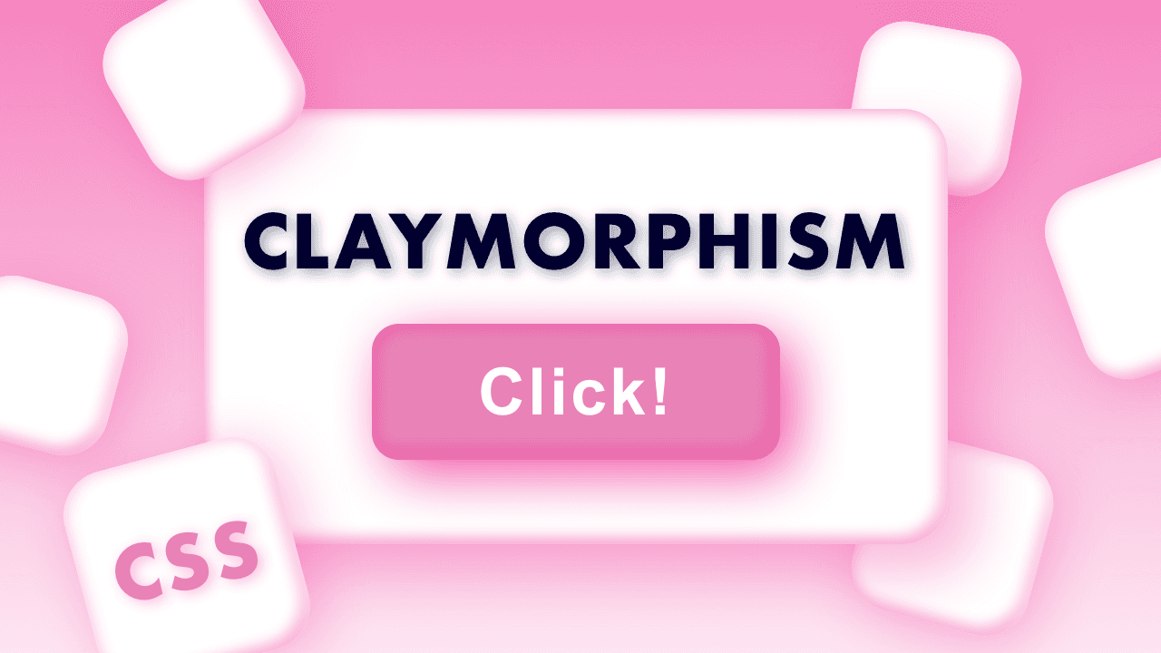 Claymorphism Effect with HTML & CSS